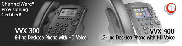 Polycom VVX 300 and VVX400 Desktop Phones
