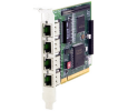 Digium 4 Span Digital T1/E1/J1/PRI PCI Card (1TE410PF)