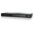 Cisco SG100-24 24-port Gigabit  Switch + 2 Mini GBIC Ports 1U (SG100-24-NA)