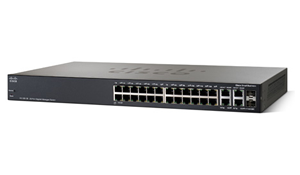 Cisco - SG300-28 (SRW2024-K9-NA) 28-port Gigabit Managed Switch