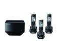 Panasonic TGP500 SIP DECT Phone Cordless Base Bundled with 3 Handsets (KX-TGP500B04-BL2)