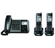Panasonic TGP550 SIP DECT Phone Corded / Cordless Base Bundle with 2 Handsets